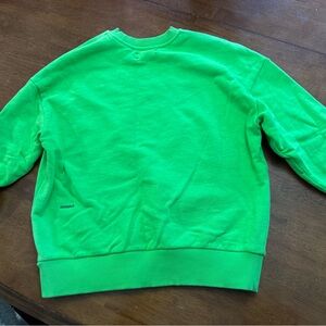 Pangaia Vibrant Lime Crew Neck Sweater